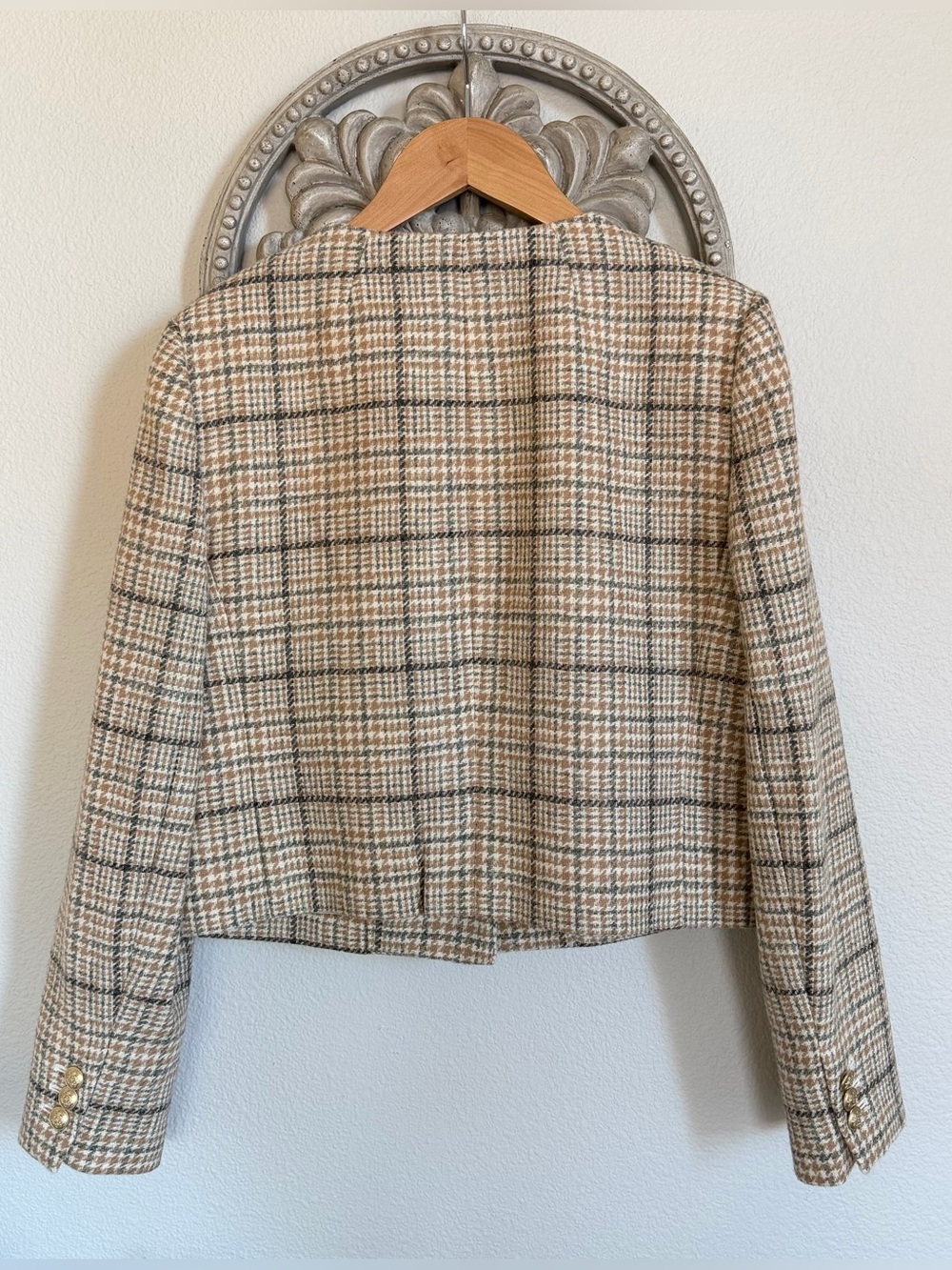 J.Crew Louisa Lady Jacket in Plaid English Wool - 2 - Picture 3 of 12